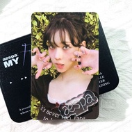 aespa aespa album aespa armageddon cdp Genuine aespa Photocard el Green Wall Winter el2.0 Winter el 