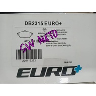 Mercedes Benz A-Class W176 B-Class W246 brake pad Bendix Euro
