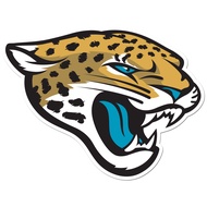 NFL Siskiyou Sports Fan Shop Jacksonville Jaguars Auto Decal 8 inch sheet Team Color