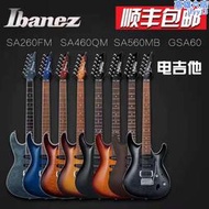 IBANEZ依班娜GSA60初學者S561進階SA360 460 260單搖電吉他輕薄款