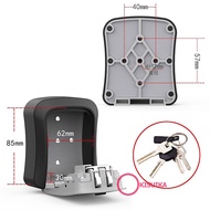 (Kim Loại) Lock Box hộp khóa két sắt mini 4 mã đựng Chìa khóa Thẻ Vật dụng cho Homestay Văn phòng Ch