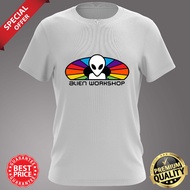 RETRO ALIEN WORKSHOP  ROUND NECK T-SHIRT