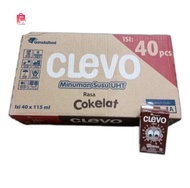 Clevo Minuman Susu UHT 115ml - Rasa Cokelat (1 dus/40 pcs)