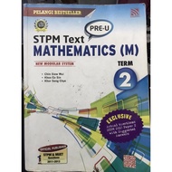 [SECOND HAND] STPM TEXT MATHEMATICS (M) TERM 2