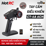Tay Cầm Điều Khiển RC HOTRC CT-6A 6 Kênh Kèm Bộ Thu F-06A | Hỗ Trợ Xe RC Tàu Máy Bay Xe Tăng Điều Kh