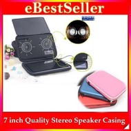 7 inch Quality Fantastic Stereo Speaker Color Case Casing
