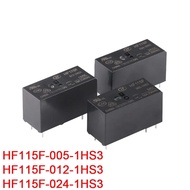 5Pcs/2Pcs HF115F JQX- HF115F-005 012 024-1HS3 6PIN 16A HF115F-005-1HS3 HF115F-012-1HS3 HF115F-024-1H
