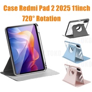 Redmi Pad 2 11inch 720 Case° Rotate With Pen Slot Case Redmi Pad 2 2025 Magnetic Protective Tablet H