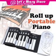 ◆ Roll up Portable Piano ◆ Portable Flexible Roll Up Piano Electronic Soft Keyboard Piano 49 Keys