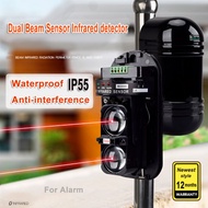 【COOL】 Waterproof Dual Beam Sensor Active Intrusion IR 20m~150m Outdoor Perimeter Wall Barrier Fence