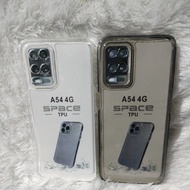 SoftCase Casing OPPO A54 4G Silicone Clear Transparent TPU Shockproof Space camera protector Df Stor
