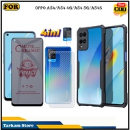 4IN1 Tempered Glass Oppo A54/A54 4G/A54 5G/A54S Anti-Scratch Glass Full Cover Screen Protector Elega