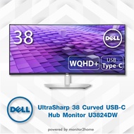 Dell UltraSharp U3824DW 38'' WQHD(3840 x 1600) 60 Hz Curved Screen WLED LCD Monitor 21:9 USB-C Hub 37.52 with IPS Black - 3 Yrs Warranty