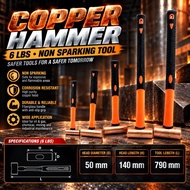Copper Hammer 6LBS 50mm Non-Sparking Tool