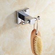 Bathroom Square Cross-Border All Copper Base Hook Towel Source Double Hook Clothes Hook Hook Bathroo