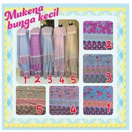 Mukena Katun Rayon Motif Bunga Kecil