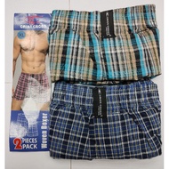 CRISS CROSS MENS 2PC WOVEN BOXER SHORTS