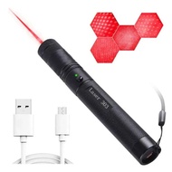 USB 303 Laser Light Flashlight Red Starry Sales Indication Laser Pointer