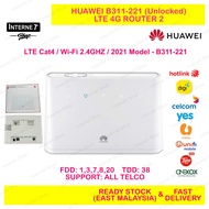 NEW HUAWEI B311-221 4G ROUTER 2 UNLOCKED (2021 Model) LTE MODEM WIFI aka b310 b311 b315 b525
