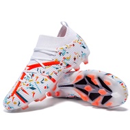 Soccer Boots Breathable Mesh Comfortable Lawn Anti-Slip Spike Wear-Resistant Football Cleats Shoes M