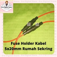 Fuse Holder Cable 5x20mm Fuse Housing