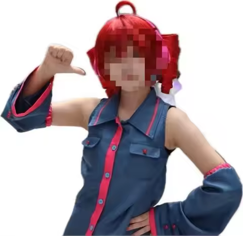 Kasane Tetoo Utau Cosplay Costume Wig Anime Mikuu Vtuber Cosplay Japanese Jk Uniform Halloween Party