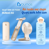 Quạt Mini An Toàn BUMAS B3 - Quạt Siêu Mỏng Nhẹ - Bền Bỉ Sử Dụng 17H - 3 Cấp Độ Gió