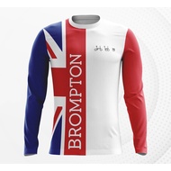 Brompton Bike Jersey Shirt Pan Sleeve Fullprinting Customhade Free Name