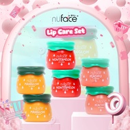 NUFACE - Lip MASK & Lip SCRUB (2 x 5 g) - Lip Care Set Bright Moist Soft Smooth Healthy Lips