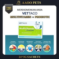 Vettaco Gut Health Protection / Probiotic -Multivitamin for Cat (3g x 24 sachets)