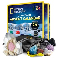 24X NATIONAL GEOGRAPHIC COVER Gemstone Advent Calendar Surprise BLIND-Box Holiday Xmas Gift