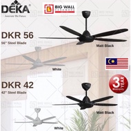Deka 56 Inch AC Motor 4 Speeds Ceiling Fan DKR 56 / 42 Inch DKR 42 with Remote Control &amp; Toggling Function Kipas Siling