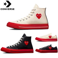 CDG PLAY×Converse Chuck Taylor All Star 1970s OX casual canvas shoes Unisex skateboard shoes