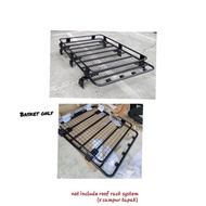Heavy duty universal rak bumbung (Without rack bracket) iron steel roof rack luggage carrier basket roof basket bakul
