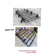 Heavy duty universal rak bumbung (Without rack bracket) iron steel roof rack luggage carrier basket 
