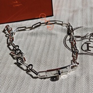 愛馬仕kelly 項鏈 - 雙層手鏈 /銀器（ 全新品）