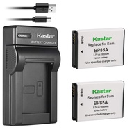 Kastar Battery (X2) & Slim USB Charger for Samsung EA-BP85A EA-BP85A/E Samsung BP85A Samsung EC-SH10