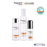 (ส่งฟรี) AquaPlus Soothing-Purifying Toner 150 ml. & Skin Soothing Milk Wash 175 ml. &  Radiance-Int