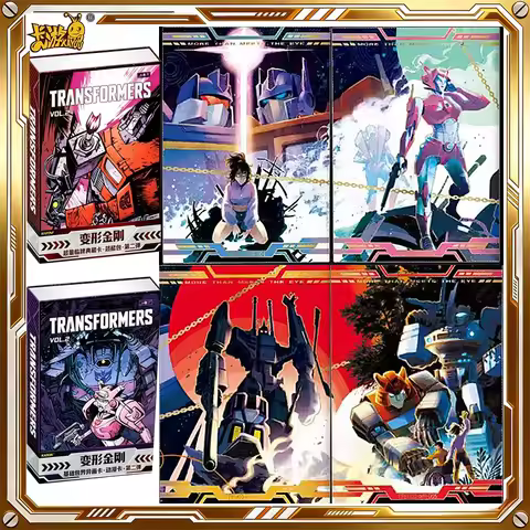 KAYOU Transformers Card Energon Threshold Super Pack Vol.2 Genuine Trading Cards Game Toys Holiday B