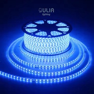 Lampu LED Strip Selang 220V 5M 8M 10M Dekorasi Plafon Kamar Outdoor Indoor Warna Merah Putih Kuning
