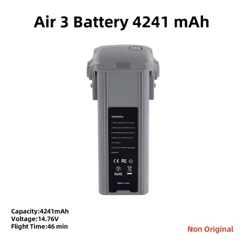 For Air 3 Intelligent Flight Battery 4241mAh 14.76V Flight time 46 Min Compatible with Air3/3S Drone