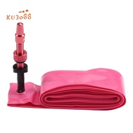 700c Road Bike TPU Inner Tube Removable Valve Cores External Thread Tube for 700x18-32c Tires