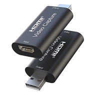 DIGITNOW HDMI Video Capture Card, 4K HDMI to USB 2.0 Video Audio Converter, Full HD 1080p for Editin
