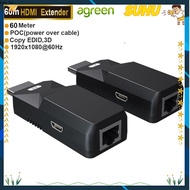 AG 60m HDMI Extender Projector No Loss Over Cat5e/Cat6 Converter