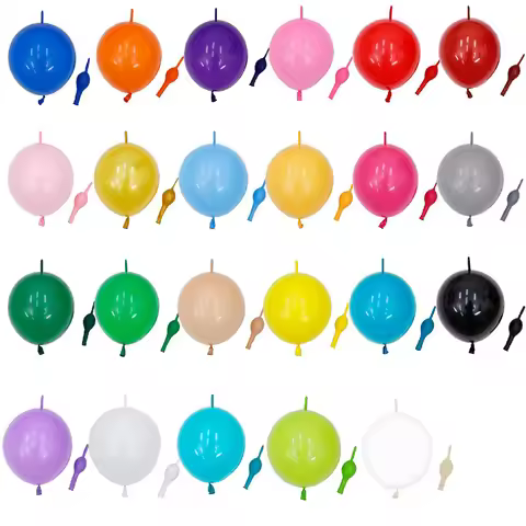 5-12inch Tail Balloons for Baby Shower Birthday Party Decoration Happy New Year Wedding Anniversary 