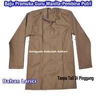 Baju Pramuka Pembina Guru Wanita-Baju Pramuka Guru Wanita-Baju Seragam Pramuka Pembina Putri-Baju Pr