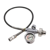 HPA Tank Filling Station Regulator Cylinder Stainless Steel DIN G5/8-14 Connect Scuba Charging Adapt