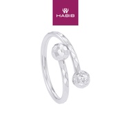 HABIB 750/18K White Gold Ring GRT408