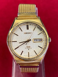 SEIKO SS 21 JEWELS AUTOMATIC ตัวเรือนทองชุบ นาฬิกาผู้ชาย มือสองของแท้