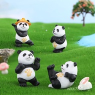 Simulation Panda Decoration Chengdu Panda Same Style Souvenir Desktop Simulation Animal Bonsai Decor